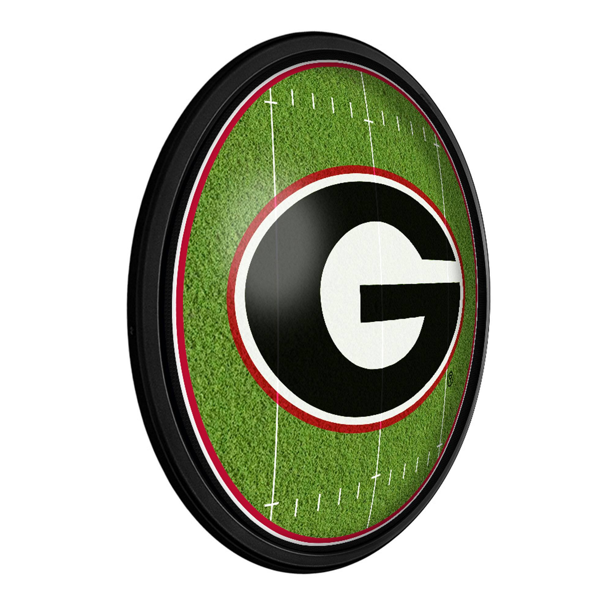 Alt View 1. The Fan-Brand - Georgia Bulldogs Football 18'' Round Slimline Illuminated Wall Sign - Multicolor.
