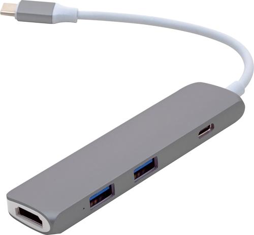 HyperDrive - USB Type-C Hub with 4K HDMI Support for Select Apple and Google Laptops - Space Gray was $59.99 now $41.99 (30.0% off)