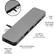 Alt View 13. Hyper - 7-Port Universal USB-C Hub - USB-C Docking Station for Laptops - Space Gray.