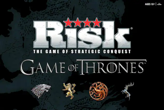 Front. Risk - Game of Thrones Board Game - Multicolor.