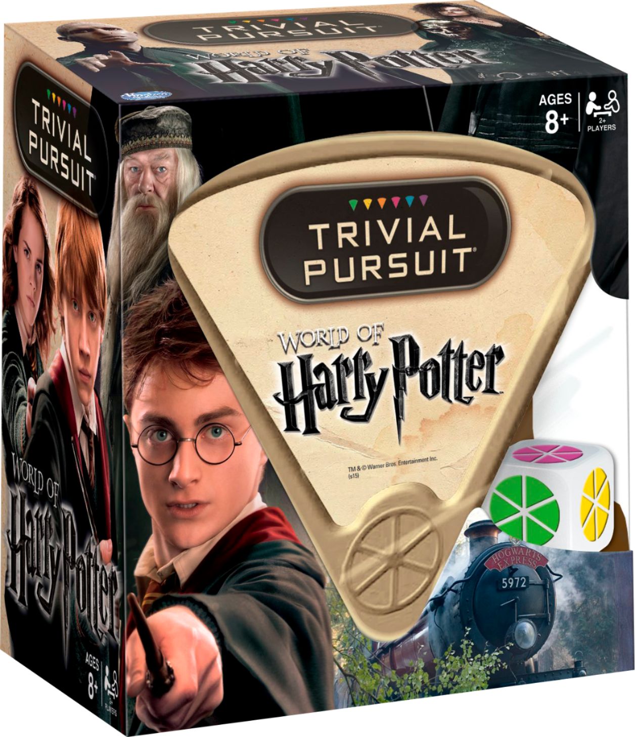 Angle View: USAoploy - TRIVIAL PURSUIT: WORLD OF HARRY POTTER - Multicolor