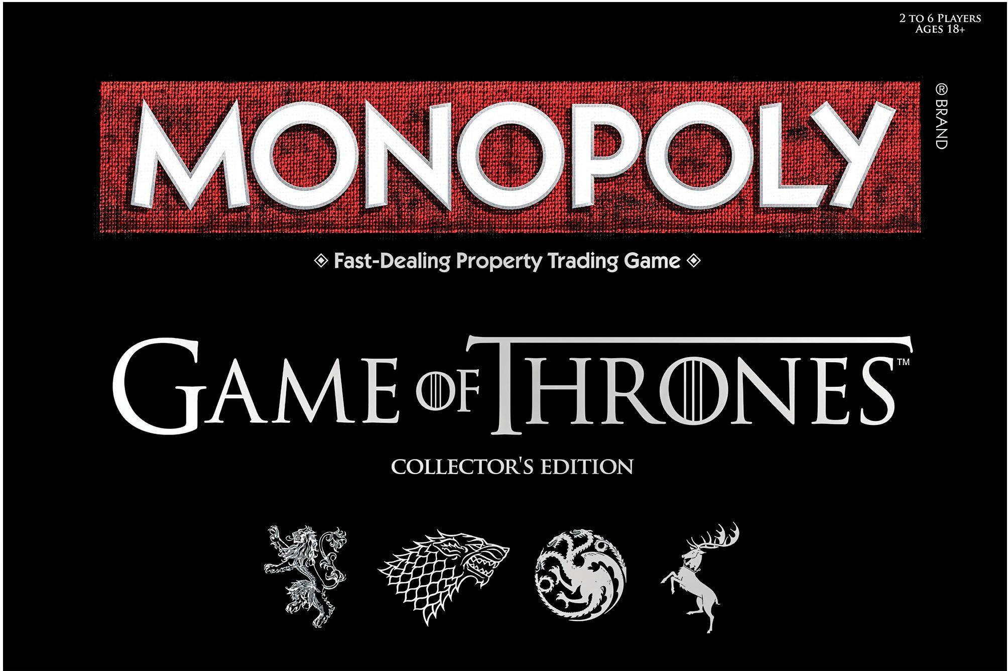 Front. Monopoly - Game of Thrones Board Game - Multicolor.