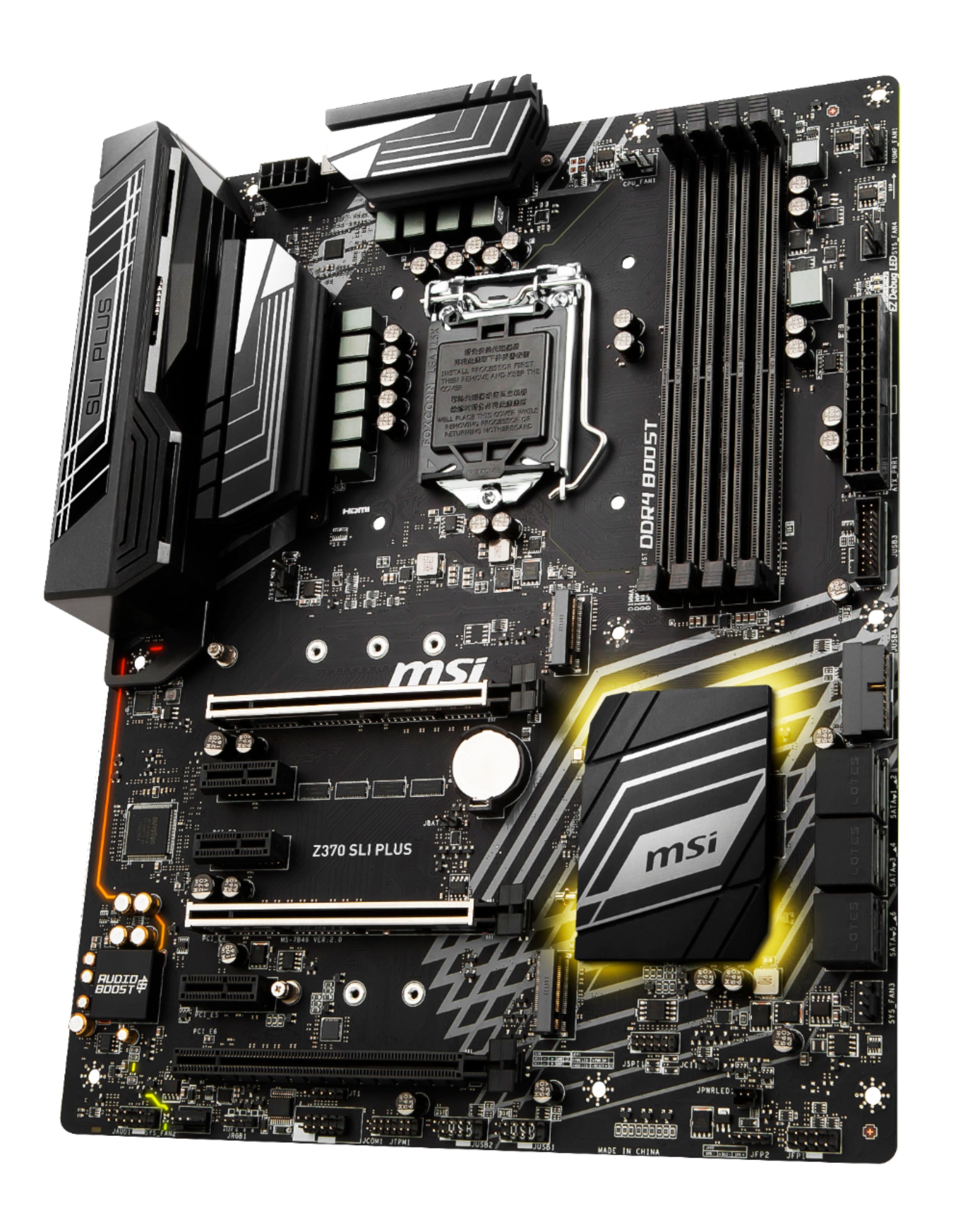 Best Buy: Msi Z370 Sli Plus (socket Lga1151) Usb 3.1 Gen 1 Intel 