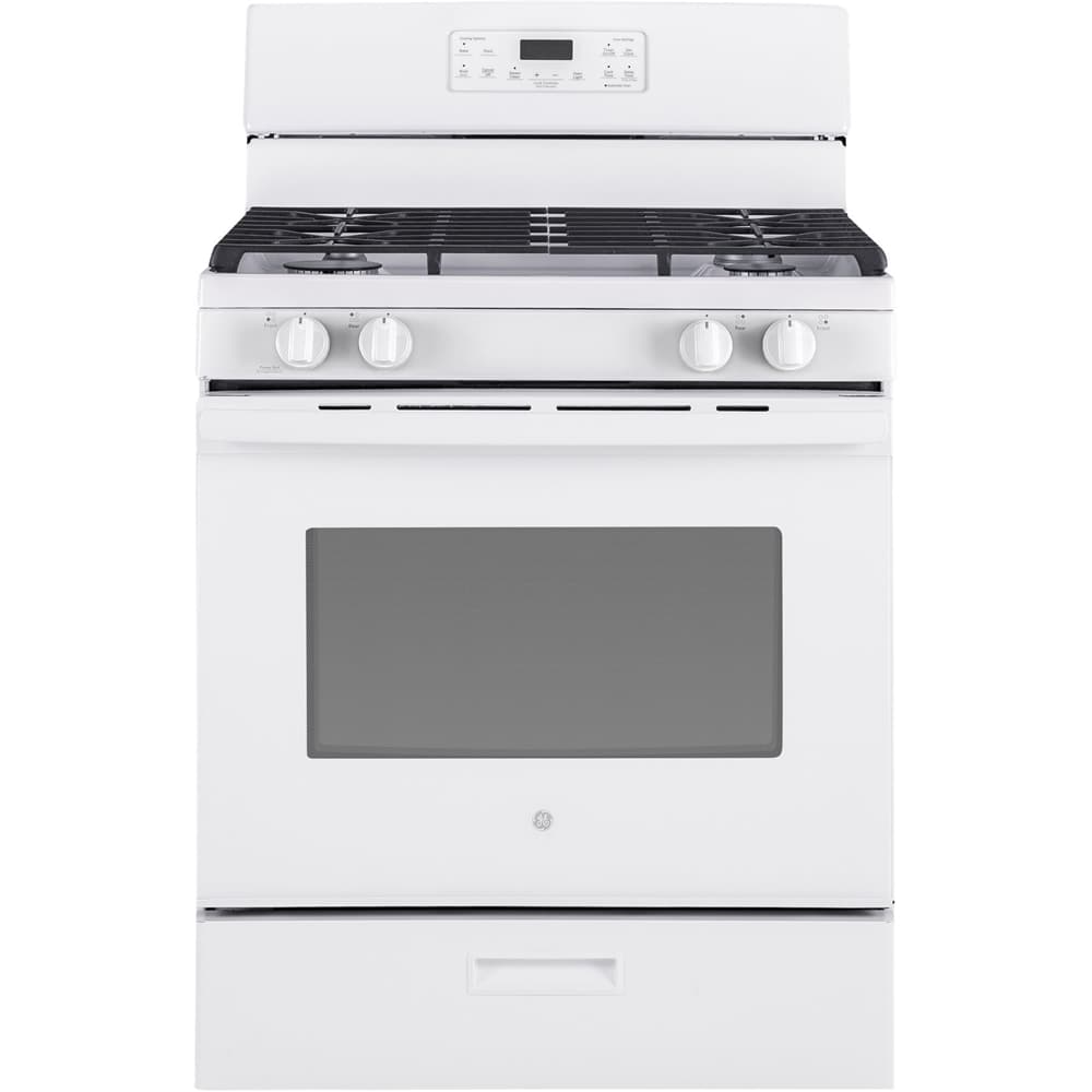 Best Buy: GE 5.0 Cu. Ft. Freestanding Gas Range White JGBS62DEKWW