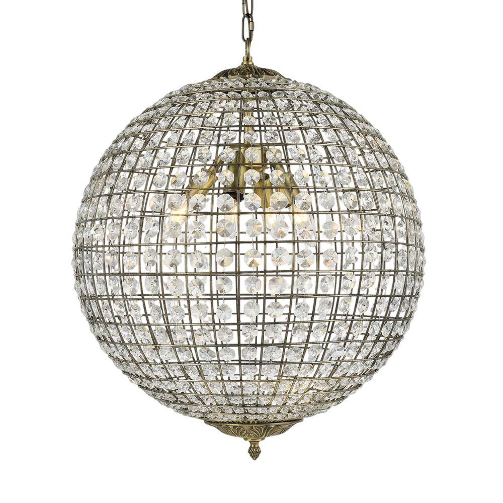 Living District - Earlene 4 light 20 inch pendant - Antique Bronze price history on PriceWatchPro