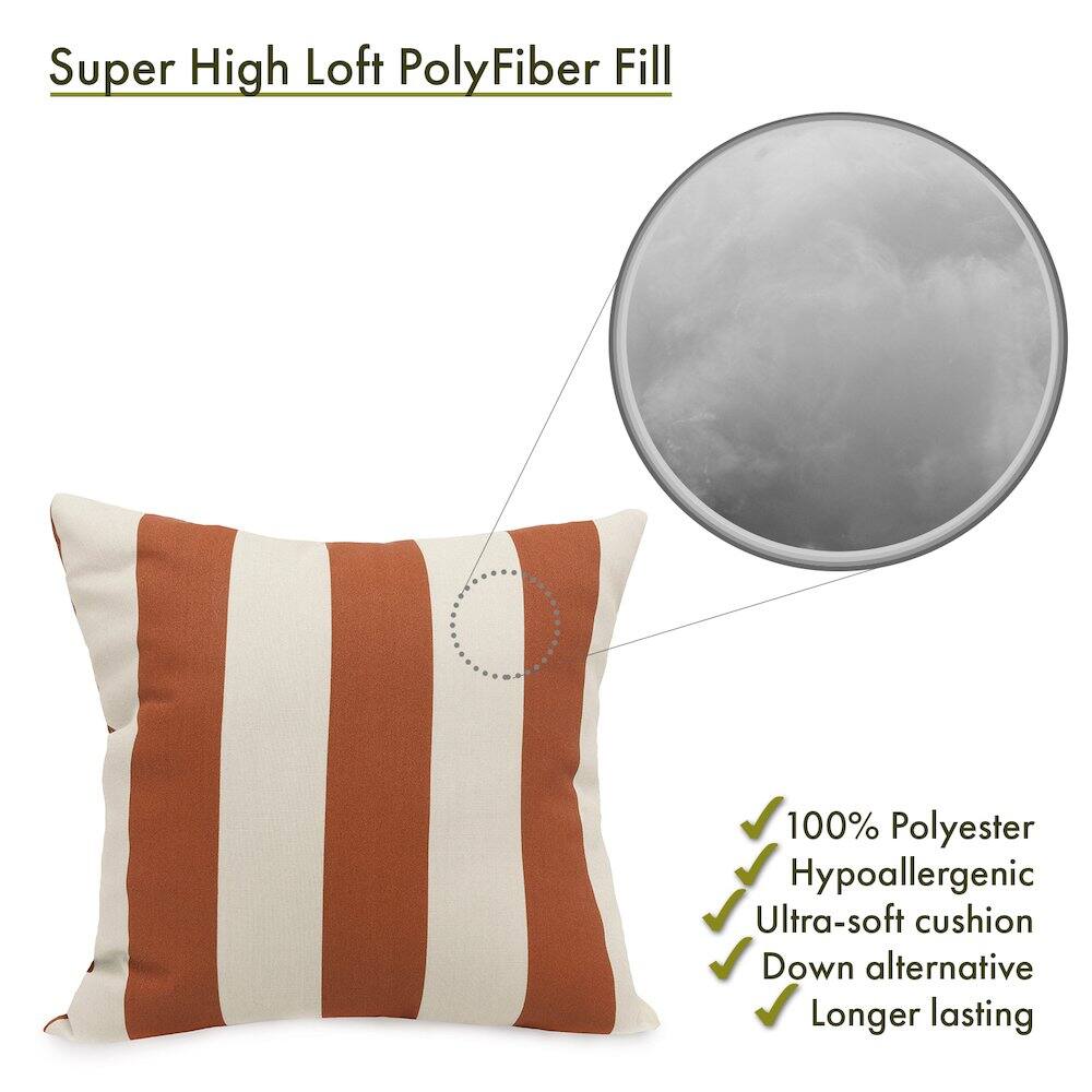Super High Loft PolyFiber Fill

- 100% Polyester
- Hypoallergenic
- Ultra-soft cushion
- Down alternative
- Longer lasting
