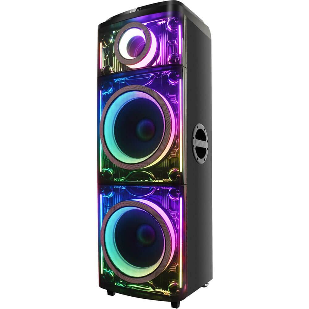 Alt View 2. Supersonic - Supersonic IQ7712DJBT IQ Sound Cyber Flex 2 x 12 inch Wireless Party Speaker - Black.