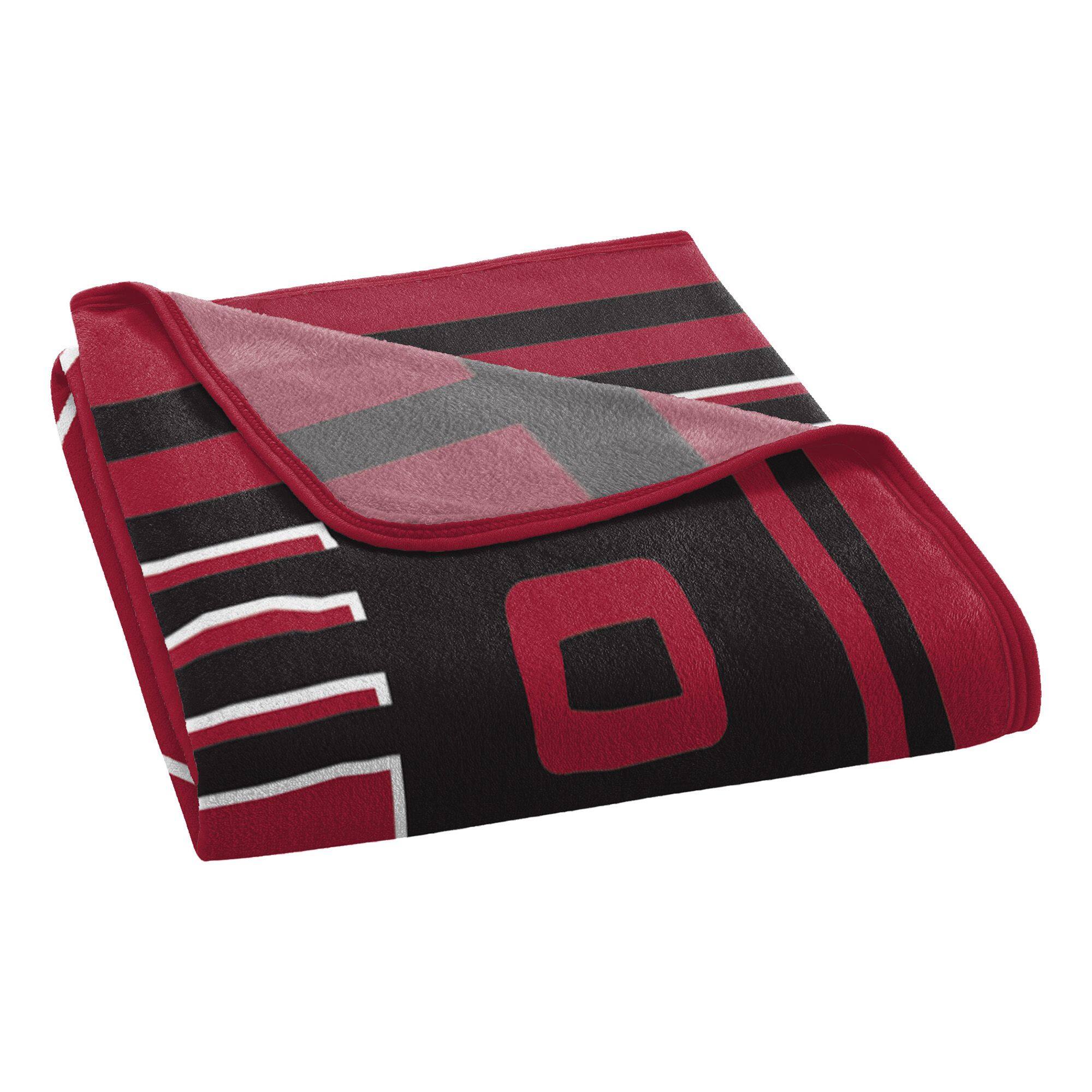 Back. Sweet Home Collection - NCAA Oklahoma Sooners 46" x 60" Raschel Throw Blanket - Red.