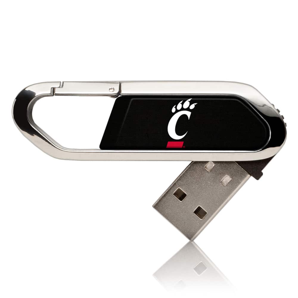 Keyscaper - Cincinnati Bearcats 16GB Clip USB Flash Drive - Multicolor