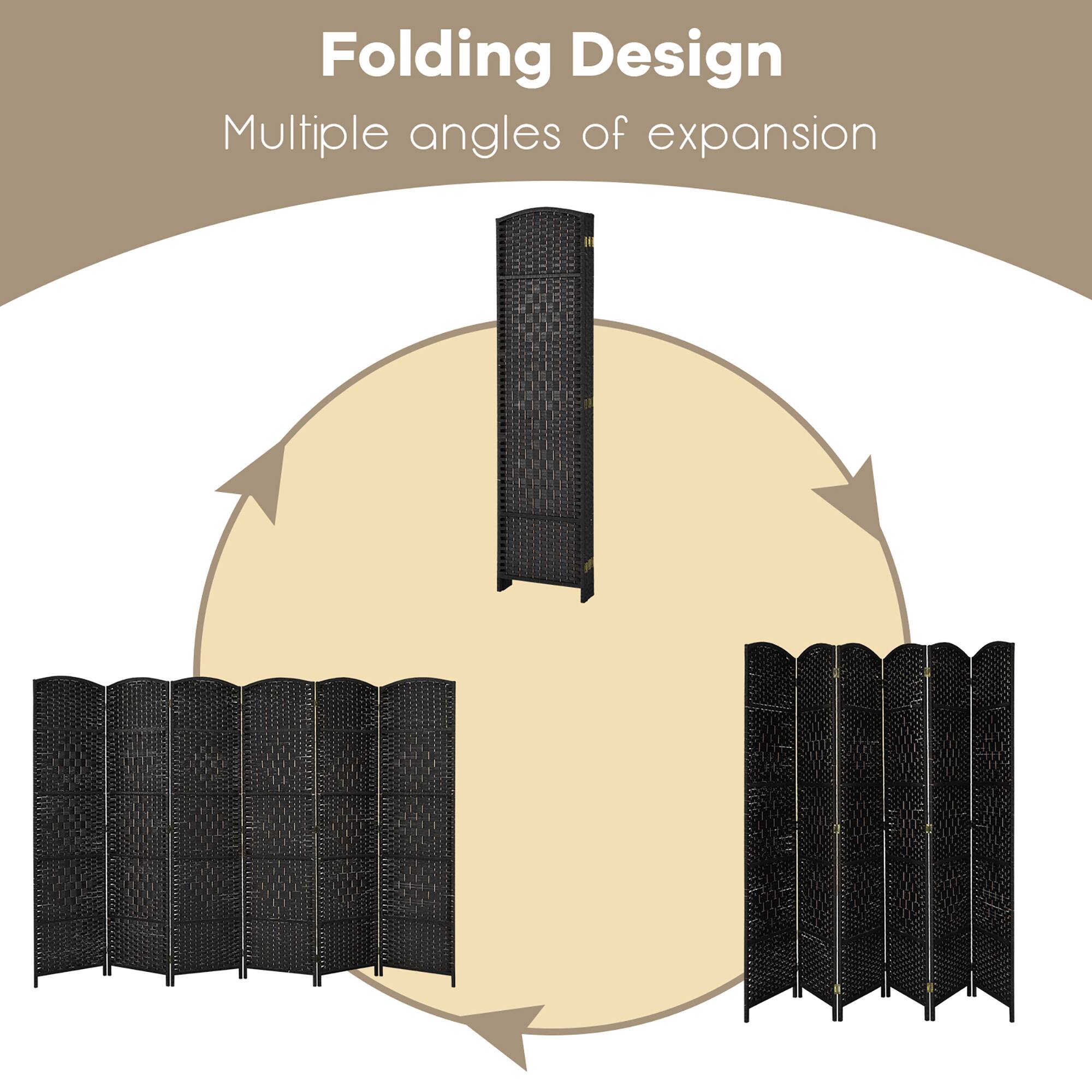 Folding Design  
Multiple angles of expansion