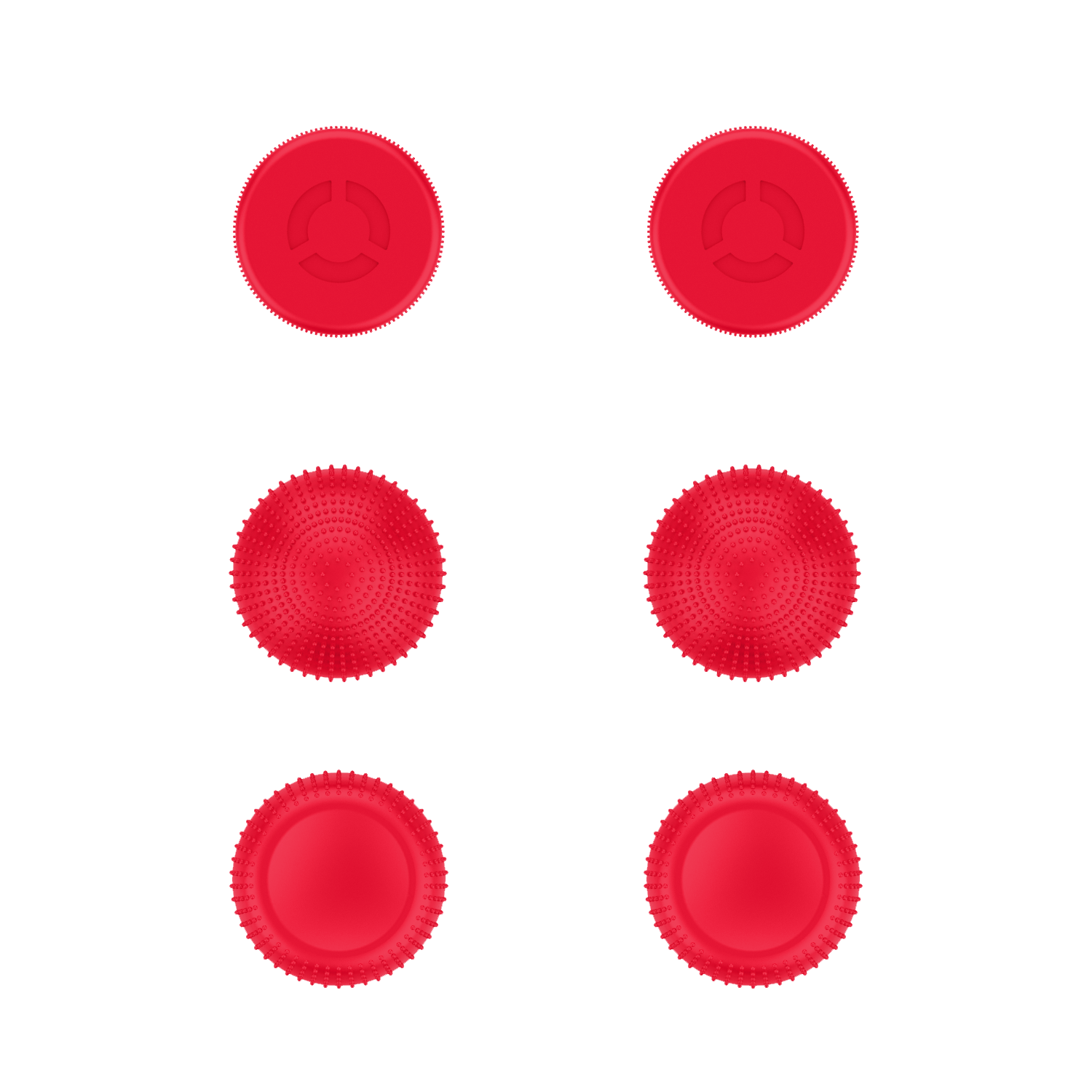 Angle. Lenovo - Legion Go Joystick Caps - Lenovo Red.