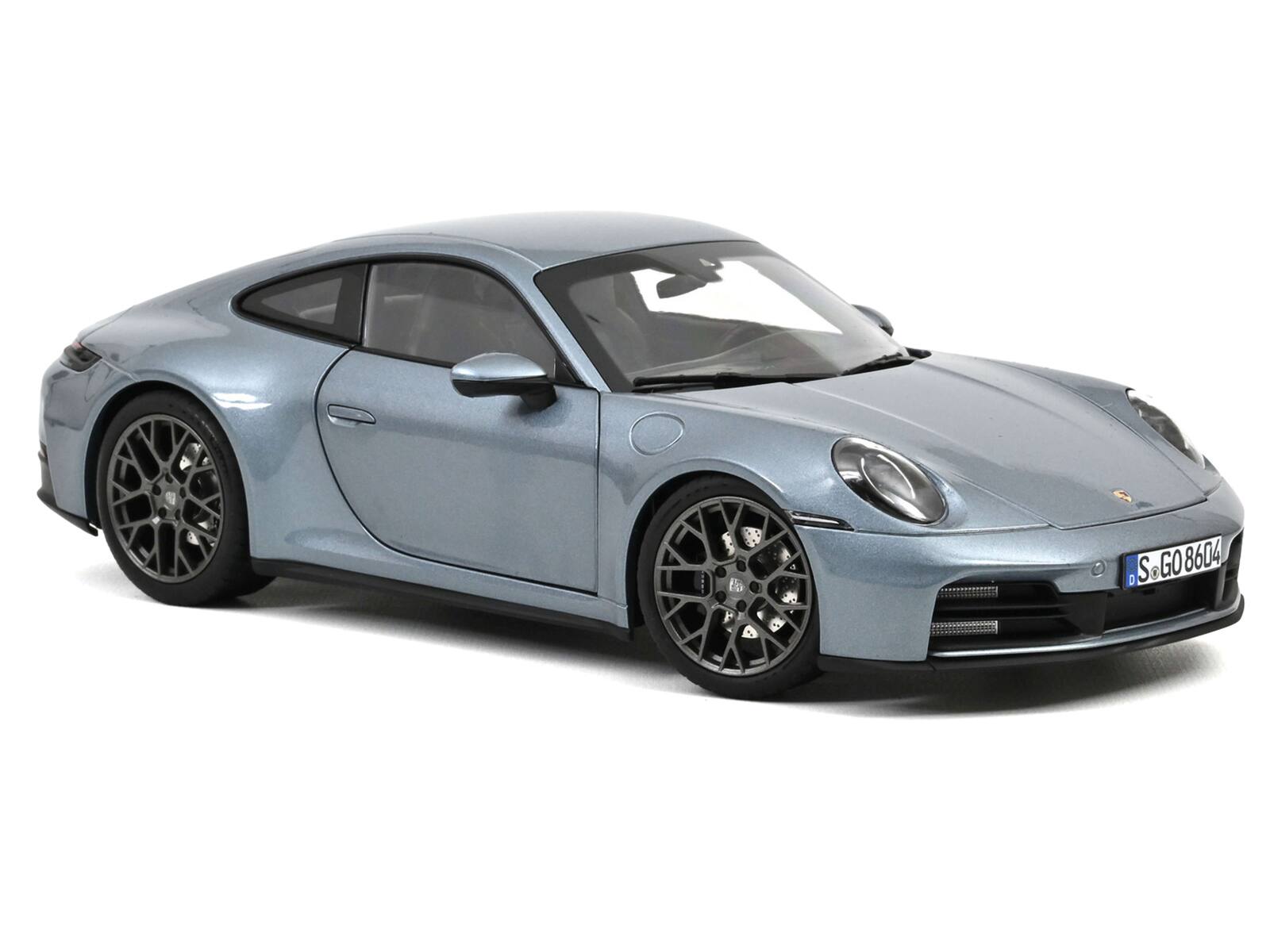 Alt View 5. Norev - 2024 Porsche 911 Carrera Polar Silver Metallic 1/18 Diecast Model Car by Norev.