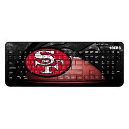 Keyscaper - San Francisco 49ers Legendary Design Wireless Keyboard - Multicolor