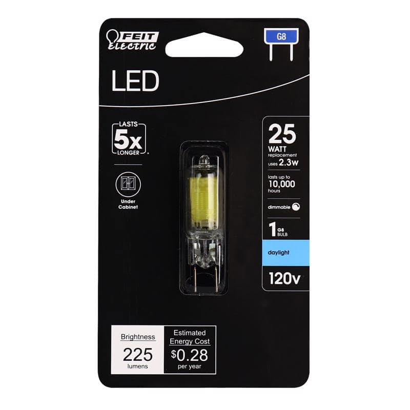 FEIT ELECTRIC - G8 G8 LED Bulb Daylight 25 Watt Equivalence 1 pk price history on PriceWatchPro