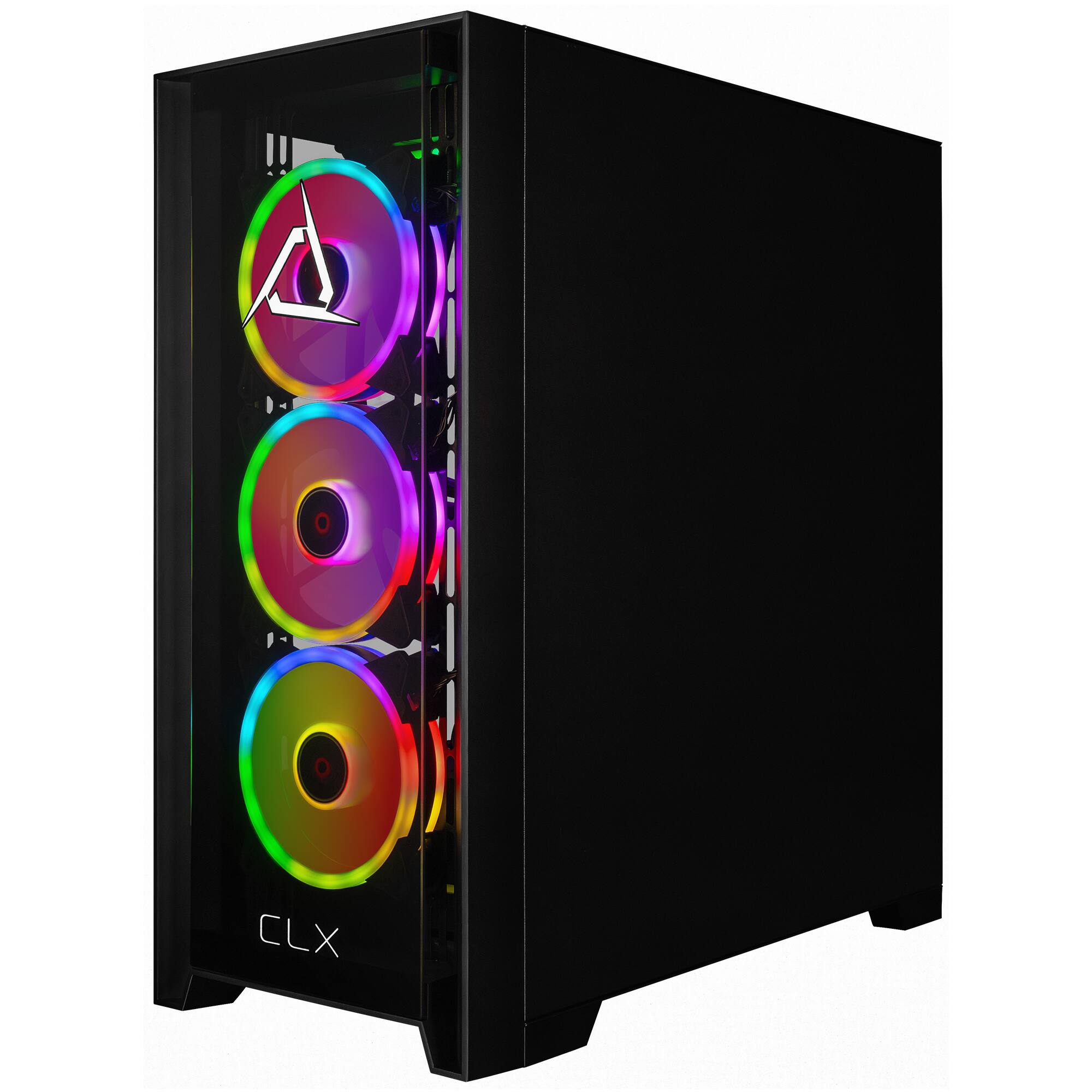 Back. CLX - SET Gaming Desktop - Intel Core Ultra 9 285K - 64GB DDR5 5600 Memory - GeForce RTX 5090 - 2TB NVMe M.2 SSD - 4TB HDD - Black.