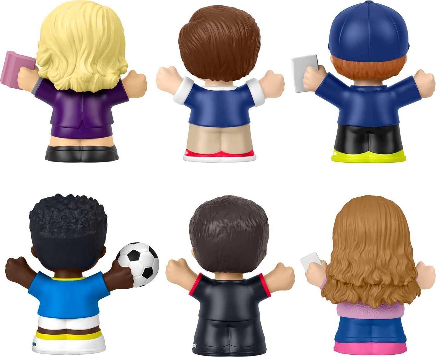 Alt View 5. Little People - Fisher-Price Little People Collector Ted Lasso 6-Piece Special Edition Figure.