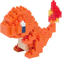 Bandai - Charmander - Pokémon - Nanoblock Pokémon Series 1.6" Figure - Front_Zoom