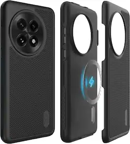 TUDIA - MergeGrip for OnePlus 13 Case 5G 2025 Magsafe Compatible - Black - Magnetic Black