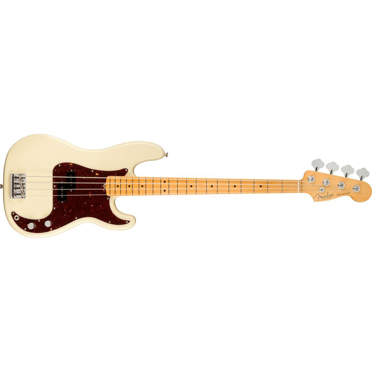 Alt View 6. Fender - Fender American Professional II Precision Bass Guitar, Maple Fingerboard, Olympic White.