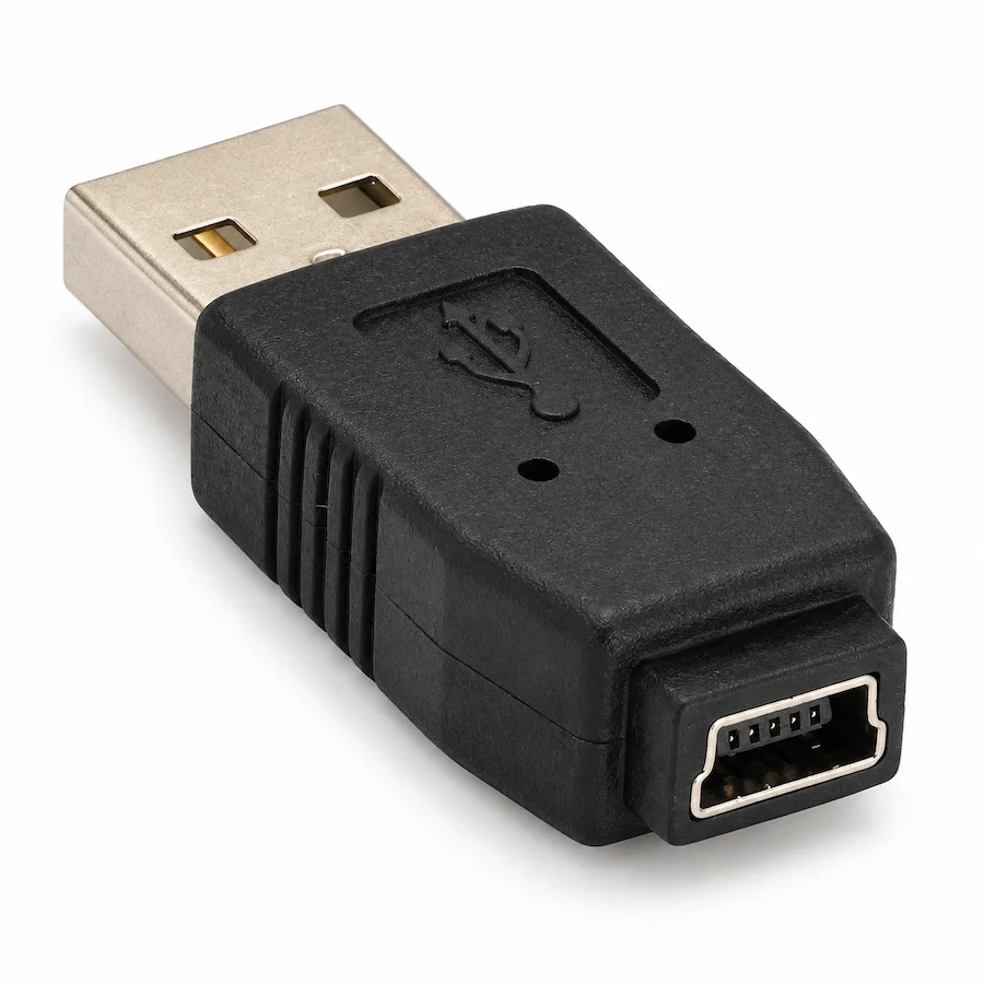 Mini Plug Adapter For Usb Sanoxy USB Type A Male to Mini B 5 Pin Female Adapter – Durable ...