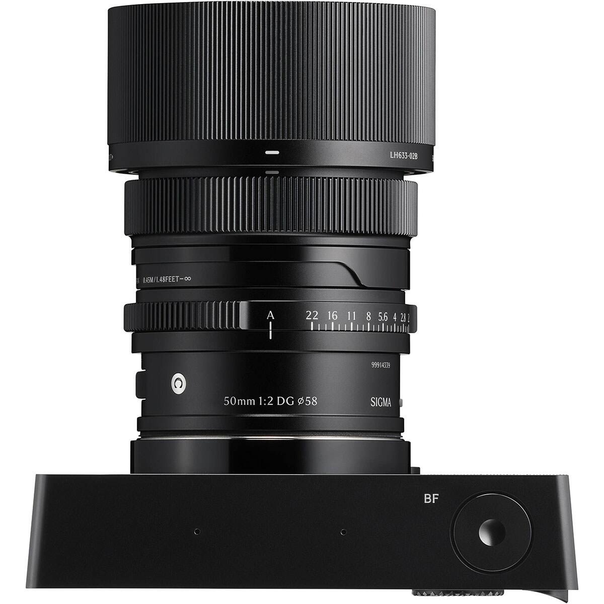 LH633-028  
LASM/L48FEET-CO  
A  
22 16 11 8 5.6 4 2.8  
C  
50mm 1:2 DG 58  
99914539 SIGMA  
BF