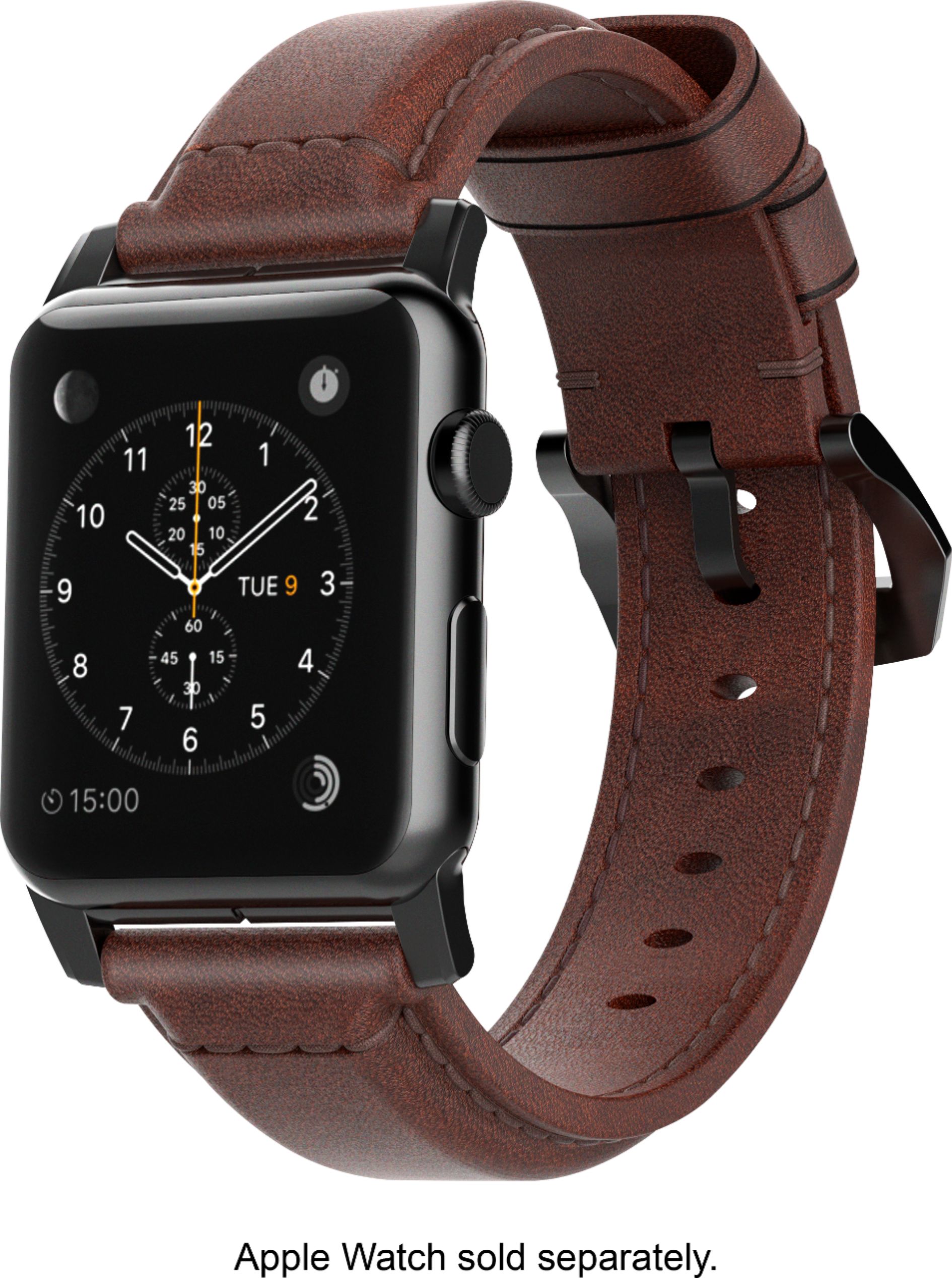 Best Buy: Nomad Classic Leather Watch Strap for Apple Watch ® 42mm and ...