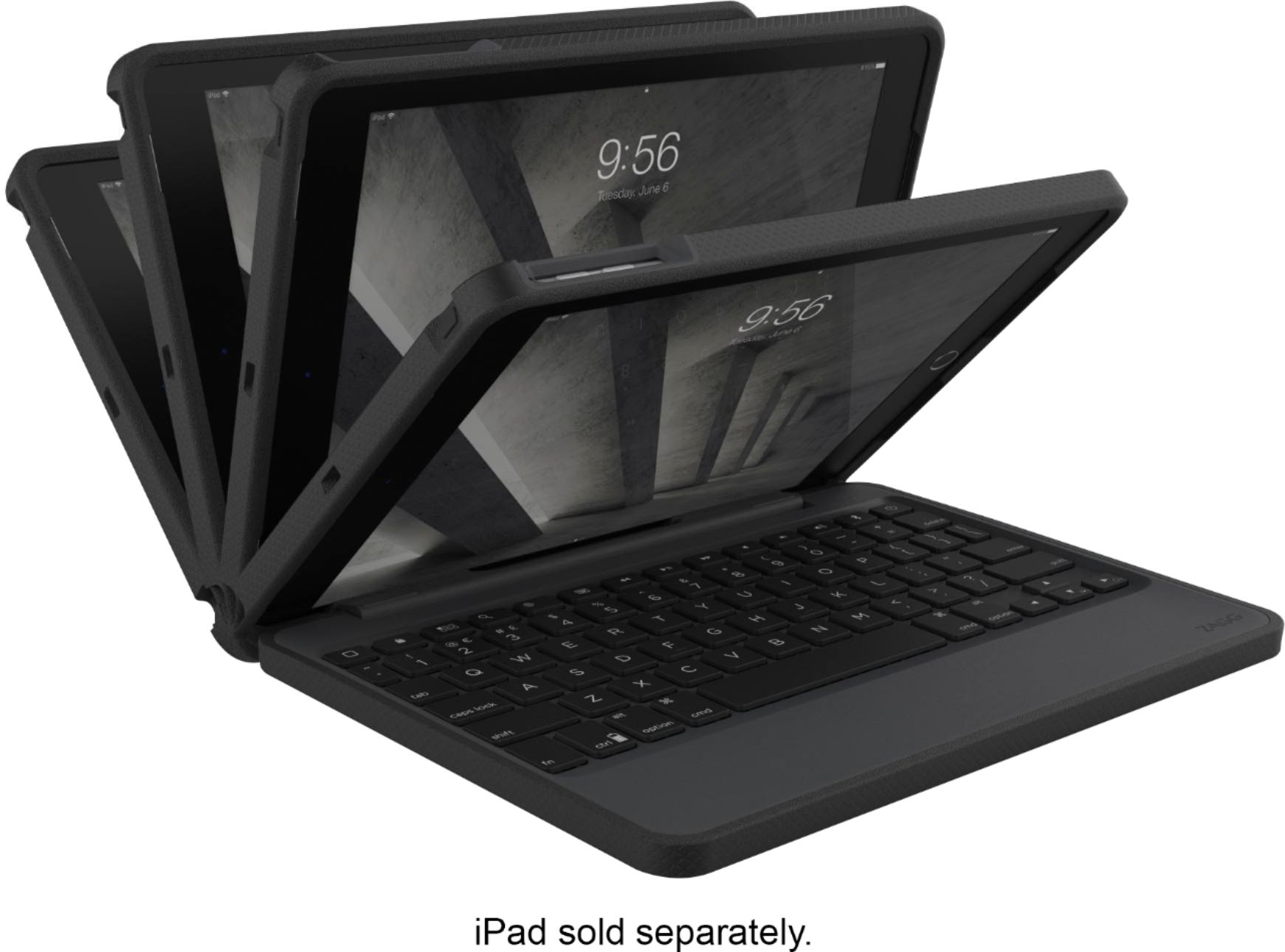 Customer Reviews: ZAGG Rugged Book Keyboard Folio Case for Apple® iPad ...