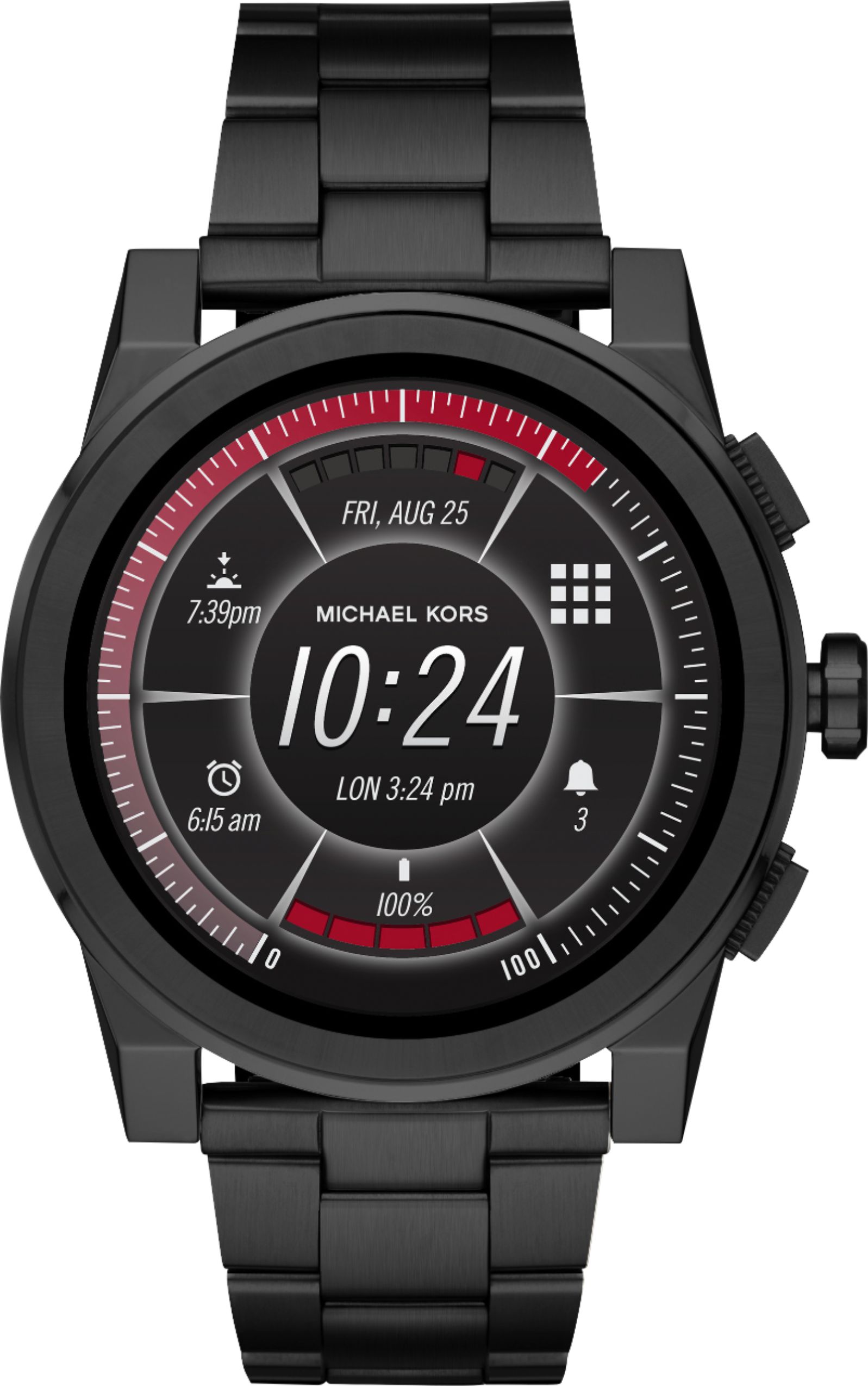 Customer Reviews: Michael Kors Access Grayson Smartwatch 47mm Stainless ...