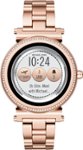 Front Zoom. Michael Kors - Access Sofie Smartwatch 42mm Stainless Steel - Rose Gold Tone.