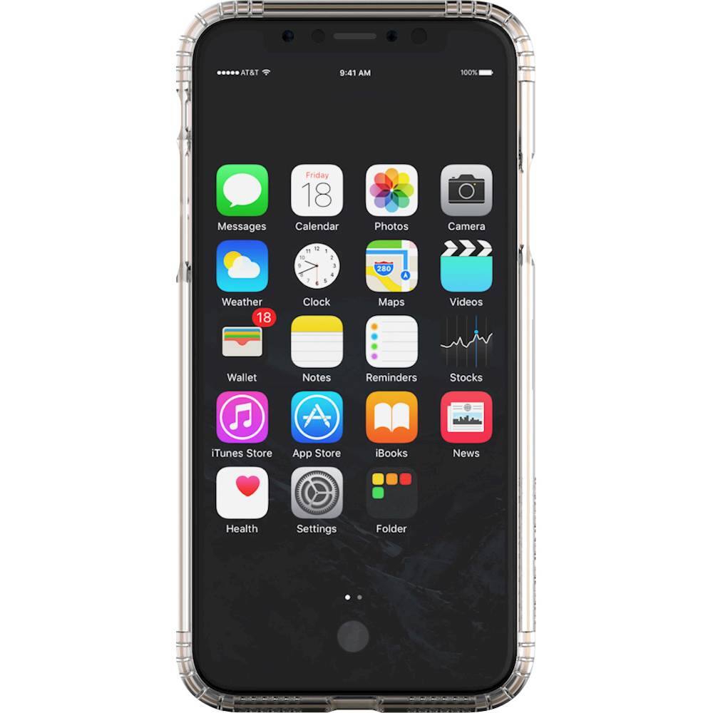 clear case with glass screen protector for apple iphone x and xs - crystal clear case with glass screen protector for apple iphone x and xs - crystal