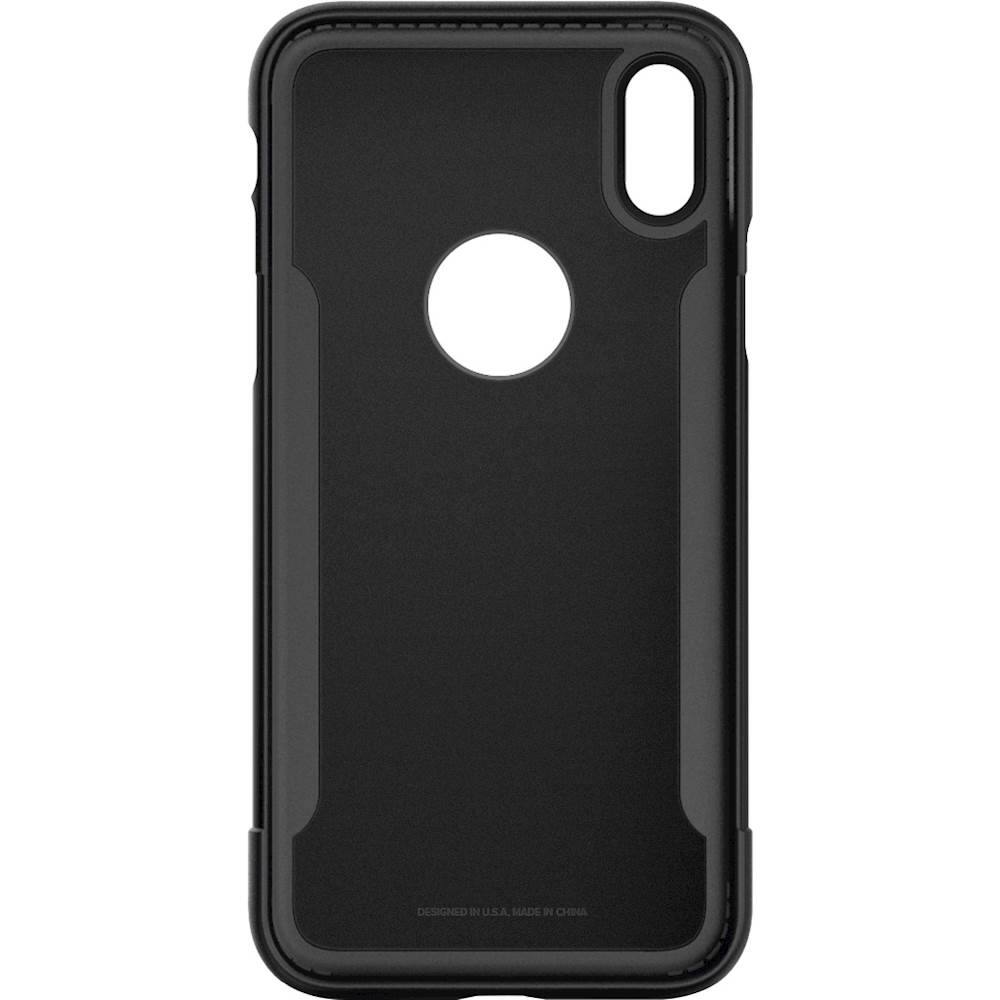classic case with glass screen protector for apple iphone x and xs - black classic case with glass screen protector for apple iphone x and xs - black