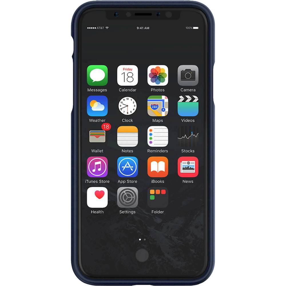 dbulk case with glass screen protector for apple iphone x and xs - navy dbulk case with glass screen protector for apple iphone x and xs - navy