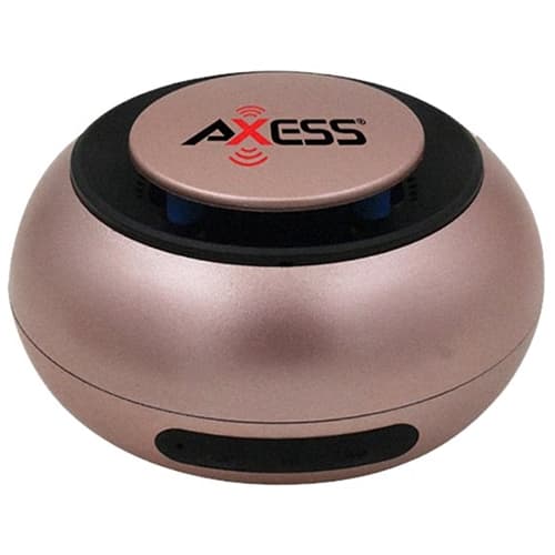 Front. AXXESS - SPBW1048 Portable Bluetooth Speaker - Rose Gold.