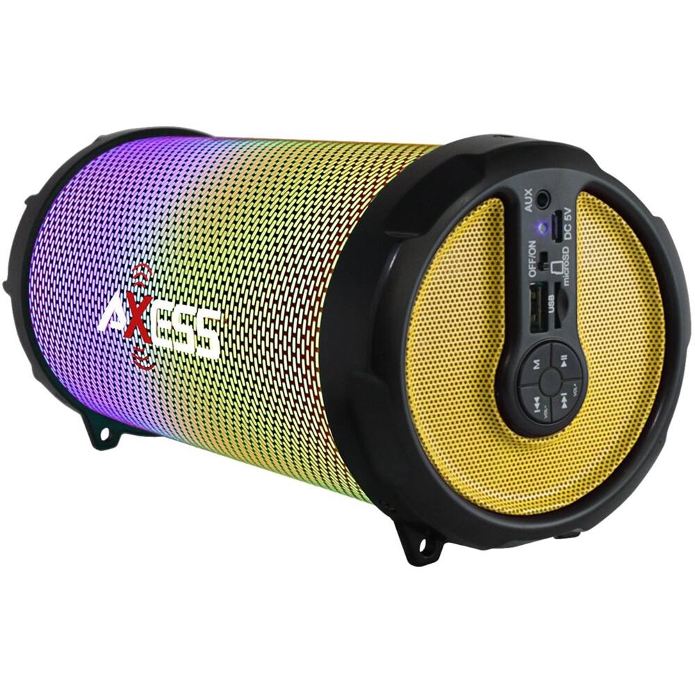 Front. AXXESS - SPBL1044 Vibrant Plus Portable Bluetooth Speaker - Yellow.