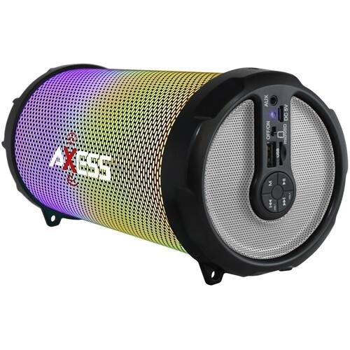 AXXESS - SPBL1044 Vibrant Plus Portable Bluetooth Speaker - Silver-Front_Standard 