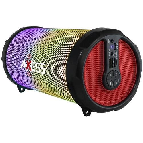 AXXESS - SPBL1044 Vibrant Plus Portable Bluetooth Speaker - Red-Front_Standard 