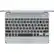 Alt View Zoom 13. Brydge - Wireless Keyboard for Apple® iPad 9.7" (5th Gen), iPad 9.7" (6th Gen), iPad Pro 9.7", iPad Air 1 and Air 2 - Space Gray.