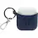 Front. PodPocket - Case for Apple AirPods - Indigo Blue.