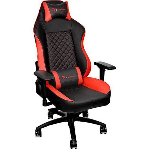 Angle. Tt eSPORTS - GT Comfort Gaming Chair - Black/Red.