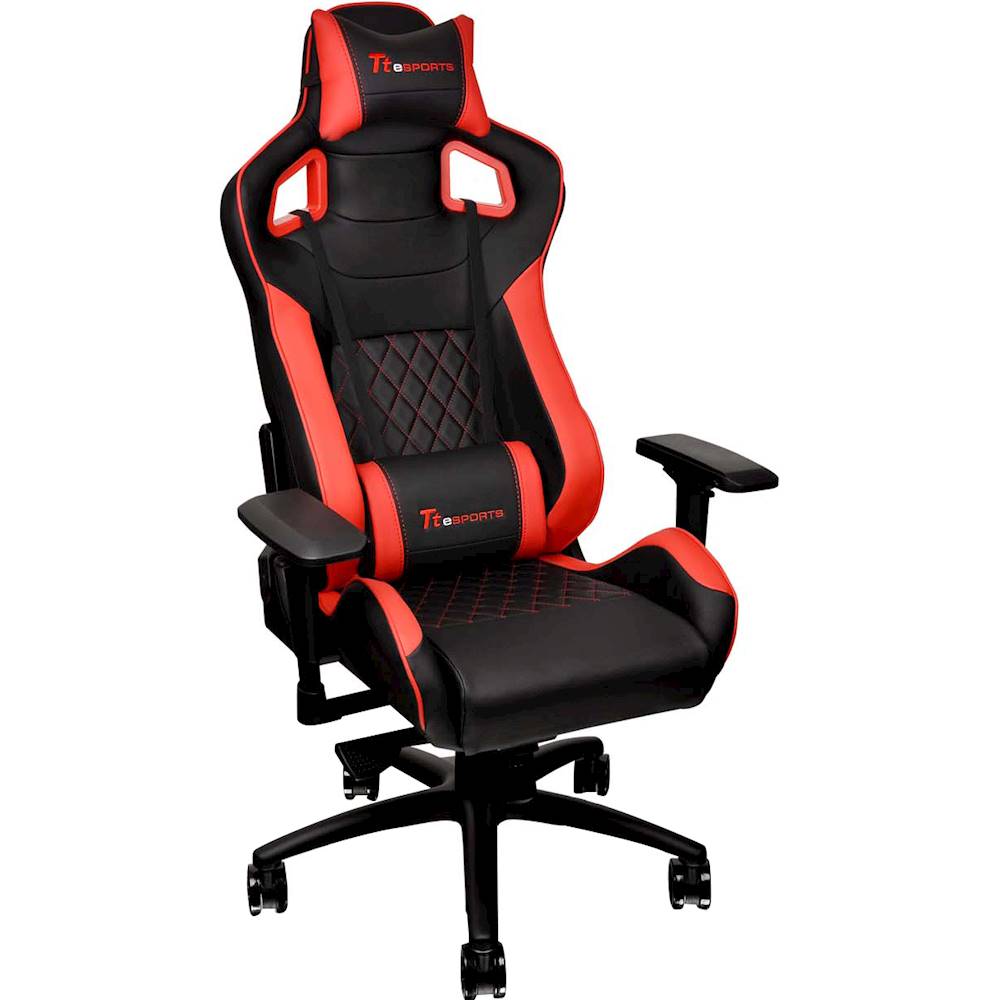 Angle View: Tt eSPORTS - GT Fit Gaming Chair - Black/Red