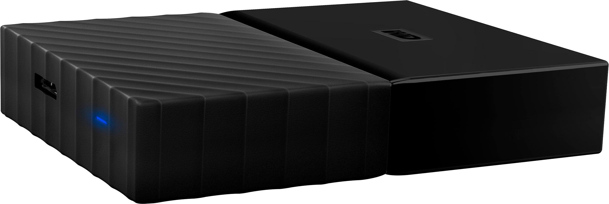 Alt View 12. WD - My Passport Portable Gaming Storage for PS4 4TB External USB 3.0 Portable Hard Drive - Black.