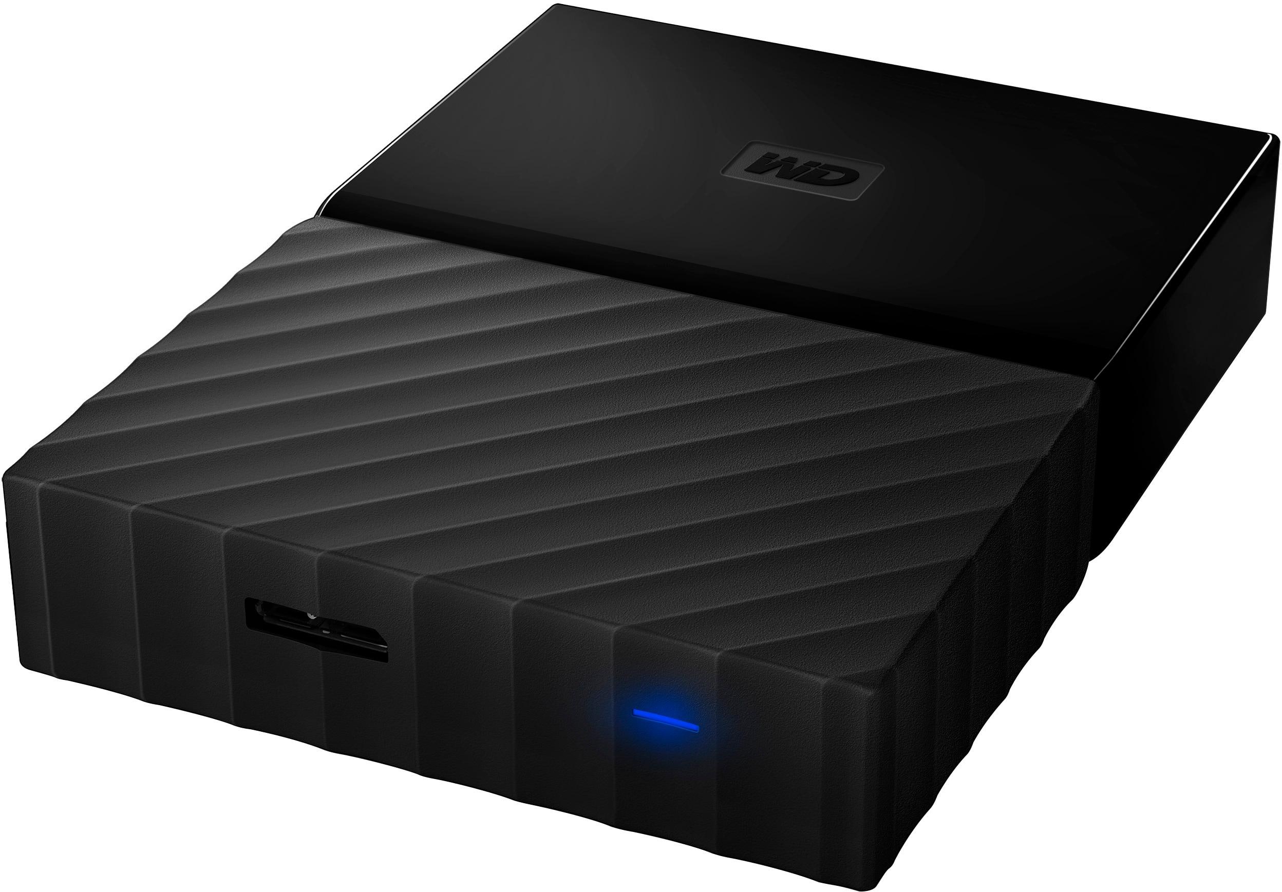 Alt View 13. WD - My Passport Portable Gaming Storage for PS4 4TB External USB 3.0 Portable Hard Drive - Black.
