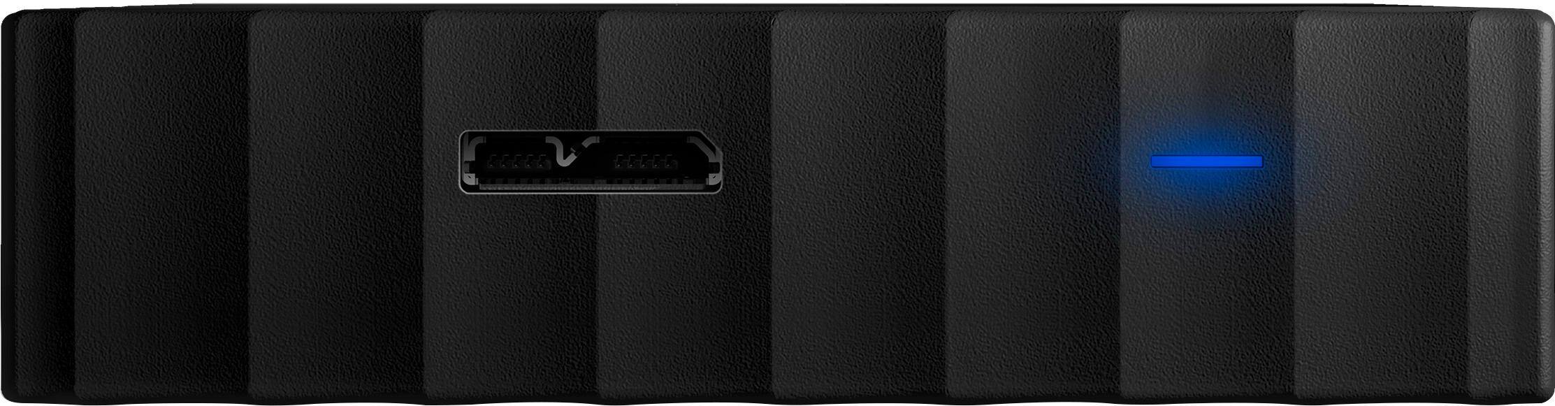 Alt View 14. WD - My Passport Portable Gaming Storage for PS4 4TB External USB 3.0 Portable Hard Drive - Black.