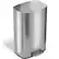 Angle. Halo - Premium 13.2 Gallon Step Pedal Trash Can with AbsorbX Odor Control System & Removable Inner Bucket - Stainless steel.
