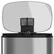 Alt View Zoom 12. Halo - Premium 13.2 Gallon Step Pedal Trash Can with AbsorbX Odor Control System & Removable Inner Bucket - Stainless Steel.