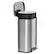 Alt View 14. Halo - Premium 13.2 Gallon Step Pedal Trash Can with AbsorbX Odor Control System & Removable Inner Bucket - Stainless steel.