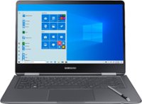 Front Zoom. Samsung - Notebook 9 Pro - 15” Touch-Screen Laptop – Intel Core i7 – 16GB Memory – AMD Radeon 540 – 256GB Solid State Drive - Titan silver.
