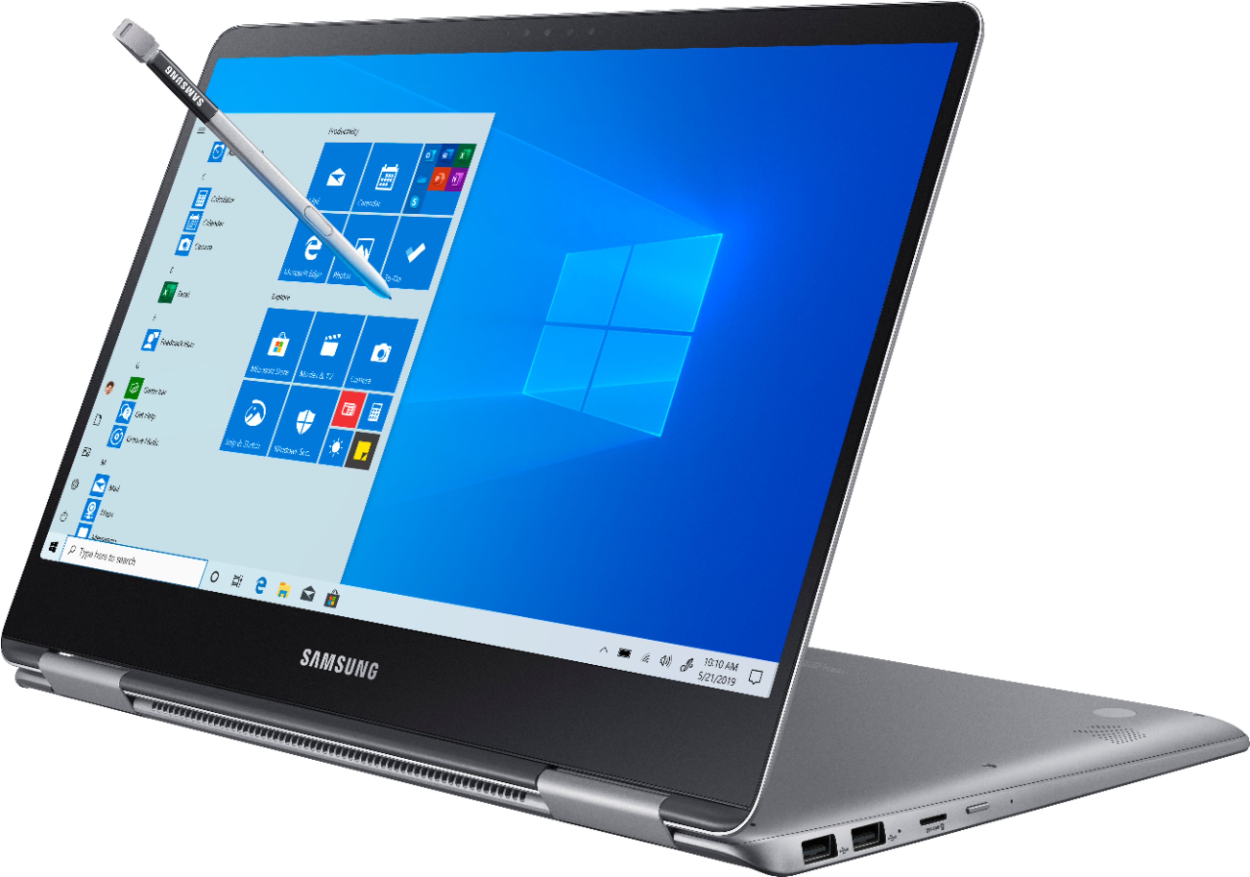 Helemaal droog leerling hoe vaak Best Buy: Samsung Notebook 9 Pro 15” Touch-Screen Laptop – Intel Core i7 –  16GB Memory – AMD Radeon 540 – 256GB Solid State Drive Titan silver  NP-940X5N-X01US