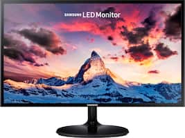 Samsung - SF350 Series S24F350FHN 24" LED FHD FreeSync Monitor - High Glossy Black - Front_Zoom