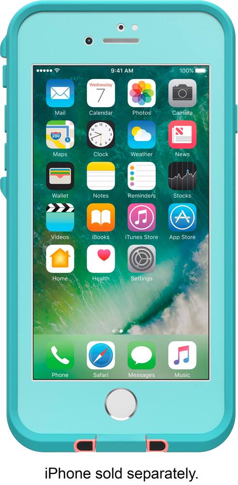 frĒ protective water-resistant case for apple iphone 7 and 8 - wipeout frĒ protective water-resistant case for apple iphone 7 and 8 - wipeout